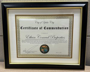 Certificate of Commendations