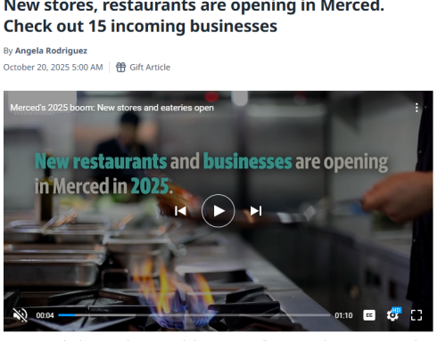 Merced Retail Boom: Fifteen Major Stores Headed to Marketplace Merced