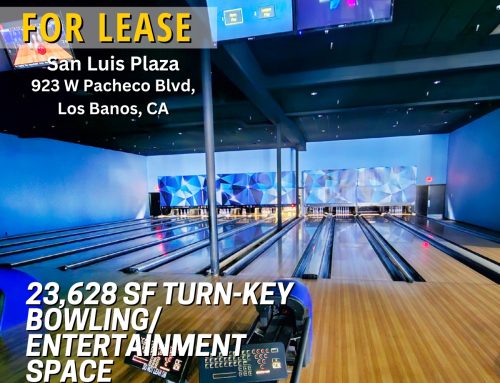 Turn-Key Bowling & Entertainment Space Now Available at San Luis Plaza in Los Banos