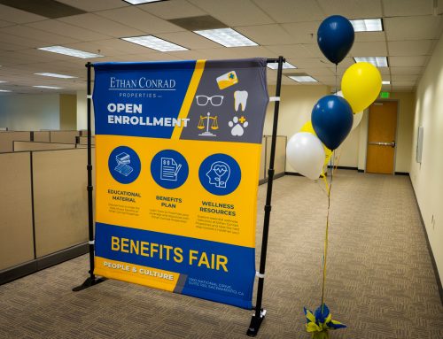 Open Enrollment Benefits Fair 2026 at Ethan Conrad Properties | Workplace Culture in Sacramento CRE