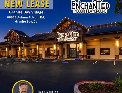 Enchanted Indoor Playground Signs 16,174 SF Lease at Granite Bay Village